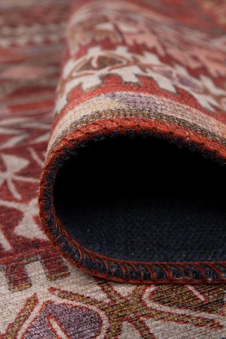 Conceptum Folk Chenille - Red BA 43 Rojo 75 x 230 cm